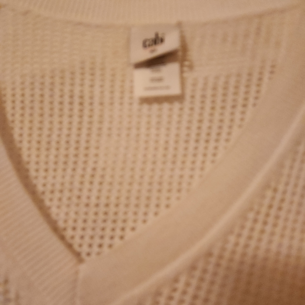Cabi Women's White Sweater